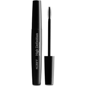 Korff Make Up Mascara High Definition - Mascara Volumizzante e Allungante con Acido Ialuronico e Vitamina E, 9 ml