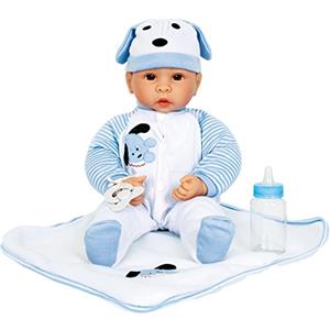 Small Foot 2736 Bambolotto small foot Benno, incl. accessori: coperta, cappellino, tutina e biberon, a partire da 2 anni