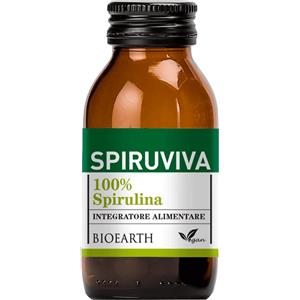 Bioearth Spiruviva - Integratore Alimentare di Spirulina 100% Pura, 180 Compresse, Adatto ai Vegani