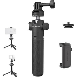 PGYTECH CapLock Asta di prolunga treppiede con clip per telefono per DJI OSMO Action, Gopro Hero, OSMO Pocket, per Insta, XiaoYi, telecamere d'azione Feiyu con adattatore filettato 1/4
