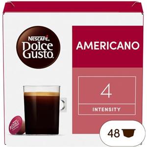 NESCAFÉ DOLCE GUSTO NESCAFÉ DOLCE GUSTO Americano Caffè Lungo, 3 Confezioni da 16 Capsule (48 Capsule Compatibili Nescafé Dolce Gusto)