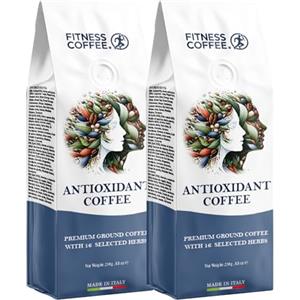 Fitness Coffee caffè Antiossidante - 2 bags da 250gr di caffè macinato