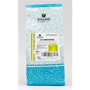 DISANO Latte Scremato in Polvere Istantaneo 1Kg Disano - 100% Latte Naturale - Si Scioglie Subito - Ideale per Dolci, Yogurt, Gelato e Bevande - Lunga Conservazione