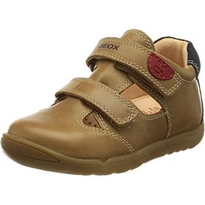 Geox B Macchia Boy A, Primi Passi Bimbo 0-24, Marrone/Blu (Caramel/Navy), 23 EU