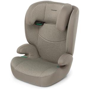 Foppapedretti Seggiolino Auto Clever I-Size, per bambini da 100 a 145 cm di altezza, 3-12 anni, conforme ECE R129, Fissaggio a 3 punti, Comford Kid Pad, Poggiatesta Regolabile 12 altezze, Sand