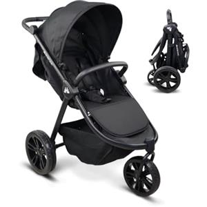 Mobiclinic® kids, Passeggino a 3 ruote, Agnes, Fuoristrada, Manubrio monocomando, Imbracatura 5 punti, Tasca posteriore, Stile sportivo, Chiusura clic, Cesto xxl, Fino 22 kg