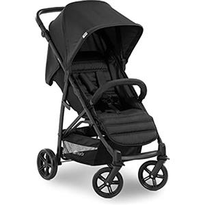 hauck Passeggino Rapid 4 - Passeggino Leggero Dalla Nascita Fino a ca. 3 Anni - Passeggino Compatto, Pieghevole e Regolabile - Passeggino Reclinabile - Grande Portaoggetti Fino a 3 kg - Nero