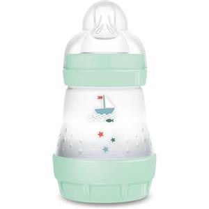 MAM Biberon Easy Start Anticolica, con Tettarella in Silicone SkinSoftTM, 0+ Mesi, 160 ml, Azzurro