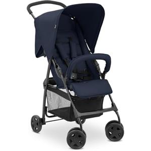 hauck Passeggino Leggero Sport - Solo 5,9 kg Per Bambino Fino a 15kg - Compatto e Pieghevole - Reclinabile, Cappotta e Grande Cesto Portaoggetti Fino a 3 kg - Blu scuro