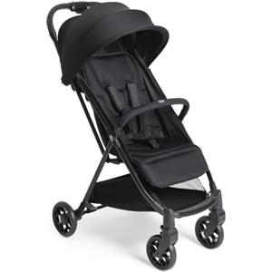 Chicco Urbino, Passeggino 0+ Mesi-22 Kg, Passeggino Leggero con Chiusura Smart e Compatta, Capotte Estensibile con Trattamenti UV50+ Antipioggia, Schienale Reclinabile e Regolabile, Poggiagambe, Nero