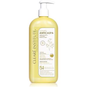 Clearé Institute | Shampoo Antiforfora | Elimina la Forfora e il Prurito | Lenisce il Cuoio Capelluto, Idrata | Adulti e bambini | Senza Solfati, Parabeni né Siliconi, Uomo, Donna e Bambini | 400 ml