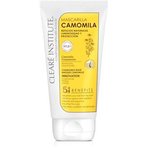 Clearé Institute | Maschera Naturale alla Camomilla | Senza Solfati SLS, SLES, Parabeni e Siliconi | Nutre e Schiarisce i Capelli Biondi, Castani | Bambini e Adulti | 97% Ingredienti Naturali | 150 ml