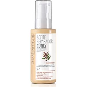 Clearé Institute | Olio Riparatore per Capelli Ricci | Trattamento per Capelli Secchi e Danneggiati | Anti Frizz | Attivatore di Ricci Definiti Idratante | Metodo Curly | Ingredienti Naturali | 50 ml