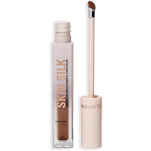 Revolution Beauty London Revolution, Skin Silk Radiant Serum Illuminante Contorno Occhi, Idrata e Leviga con Acido Ialuronico e Squalano, Vegan & Cruelty-Free, Dark Orange, 4ml