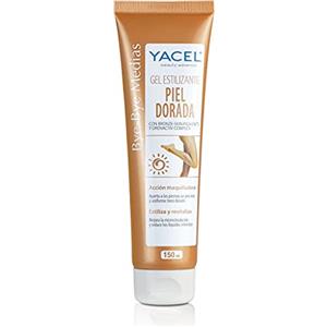 Yacel Bye Bye Collant. Gel Snellente Pelle Dorata. Autoabbronzante Per Gambe. Azione truccante. Snellisce e Rivitalizza | 150ml