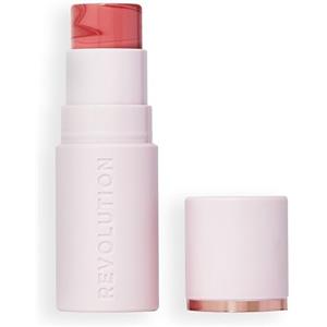 Revolution Beauty London Revolution, Skin Silk Marble Blush Stick, Colore Modulabile per Guance, Occhi e Labbra, Formula Crema-Polvere, Vegan & Cruelty-Free, Rosy Cheeks, 4.5g