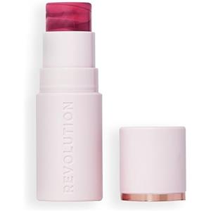 Revolution Beauty London Revolution, Skin Silk Marble Blush Stick, Colore Modulabile per Guance, Occhi e Labbra, Formula Crema-Polvere, Vegan & Cruelty-Free, Berry Flush, 4.5g
