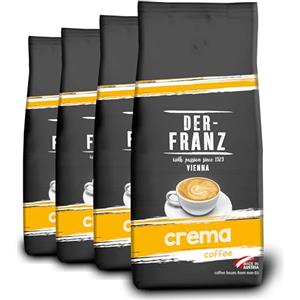 Der-Franz Crema caffè, macinato, 4 x 1000 g