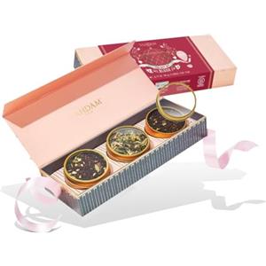 VAHDAM, Confezione Regalo Assortita Di Tè Di - Blush, 3 Tè Premium; Infusi Senza Glutine E Non OGM; Elegante Regalo Per Il Di Per Madre; Regali Di Festa della mamma 2025