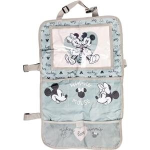 TataWay in viaggio si cresce Disney Proteggisedile portaoggetti Tablet Organizer auto per bambini di colore grigio e rosa con i simpatici topolini Minnie e Mickey Mouse