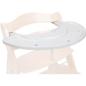 hauck Vassoio Seggiolone Play Tray - Adatto per Seggiolone Pappa Alpha+/Beta+, Certificato GRS, Sistema a Clic, Accessori Gioco Separati - Bianco