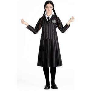 Ciao- Mercoledì Addams divisa scuola Nevermore Academy costume travestimento bambina ragazza originale Wednesday (Taglia S)