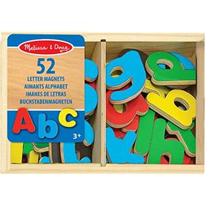 Melissa & Doug Lettere Gioco Calamite Bambini per Lavagna Magnetica, Magneti bambini, Giochi in legno Magnetici per Bambini, Giochi educativi 2 anni, Regalo per Bimba e Bimbo dai 2 Anni in sù