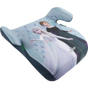 TataWay in viaggio si cresce Disney Frozen Seggiolino alzatina auto i-Size ECE R129/03. Alzabimbo per la sicurezza dei bambini con altezza da 126 a 150 cm. Rialzo con grafiche di Elsa e Anna, seduta per bimbi su fondo azzurro.