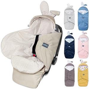 Bellochi Growing in style Bellochi Coperta Ovetto Neonato - Sacco Neonato Invernale e Estivo - Universale per Ovetto Passeggino Buggy o Seggiolino Auto per Maxi-Cosi Römer o Cybex (Lux)