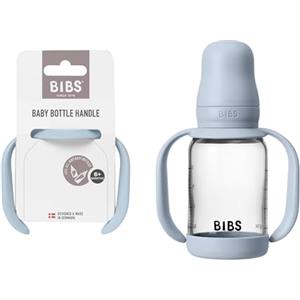 Bibs Manico per biberon, impugnatura facile e confortevole, superficie antiscivolo, senza BPA, lavabile in lavastoviglie, accessori per biberon, età 6+ mesi, celeste