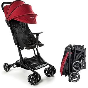 ZANCLEM Passeggino leggero 25 kg portata ZANCLEM - Reclinabile Super Accessoriato con Chiusura Ombrello| Passeggino compatto con Cintura 5 Punti e Freno a Pedale - passeggino da viaggio aereo