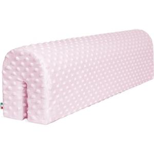 Babysanity Paracolpi Lettino Neonato Cuscino Riduttore Lettino Protezione Letto (90 Cm, Minky Rosa)