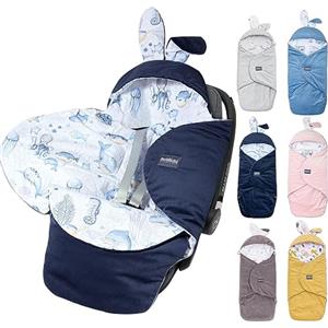 Bellochi Growing in style Bellochi Coperta Ovetto Neonato - Sacco Neonato Invernale e Estivo - Universale per Ovetto Passeggino Buggy o Seggiolino Auto per Maxi-Cosi Römer o Cybex (VERNE)