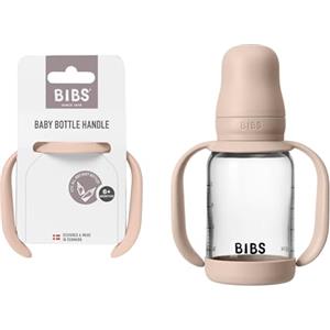 Bibs Manico per biberon, impugnatura facile e confortevole, superficie antiscivolo, senza BPA, lavabile in lavastoviglie, accessori per biberon, età 6+ mesi, rosa cipria