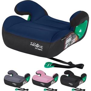 FableKids Seggiolino auto | cintura di sicurezza a 3 punti | seggiolino auto fino a 5 anni | seggiolino auto per bambini di 125-150 cm | seggiolino di rialzo ECE R129/03 | 43 x 40 x 21 cm | blu