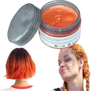 HTRUIYATY Cera colorante opaca temporanea per capelli, colore naturale per feste, cosplay, feste in maschera, discoteca, Halloween