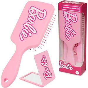 Barbie Set Spazzole Capelli con Specchio per Donna Adolescenti Ragazza