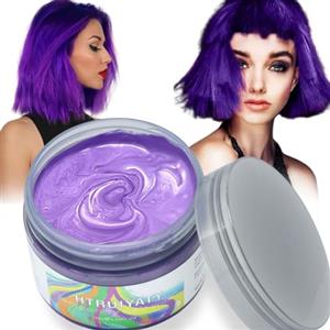 HTRUIYATY Cera Capelli Colorata Naturale Lavabile Unisex Colore Capelli Temporaneo Per Halloween Cosplay Christmas Pigmenti Per Capelli