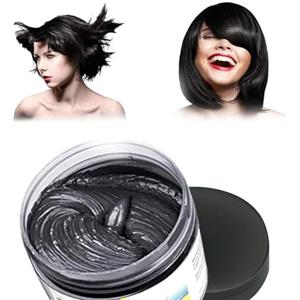 HTRUIYATY Cera Colorante Opaca Temporanea Per Capelli Colore Naturale Per Feste Cosplay,Feste In Maschera,Discoteca,Halloween