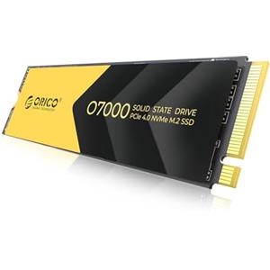 ORICO M2 NVMe SSD 512GB, PCIe 4.0 x 4, fino a 7000MB/s, SLC Cache 3D NAND, SSD Interno M.2 2280 con Dissipatore per PC Desktop e Laptop-O7000