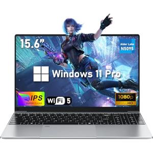 NIAKUN 15,6 Pollici PC Portatile Laptops Notebook per studenti, 16GB RAM 1TB SSD Computer Portatile N5095 Processore(fino a 2.9Ghz), Tastiera Retroilluminata, FHD 1920 x 1080, 6000mAh, Carta TF