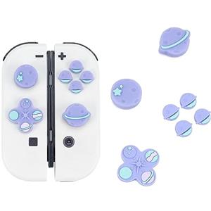 GeekShare ABXY - Tocca la D in silicone, attacca il joystick compatibile con Switch/OLED - Happy Planet