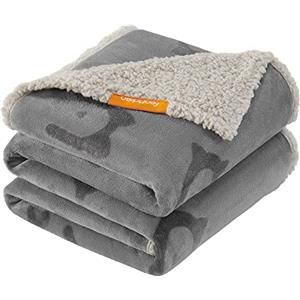 Feandrea Coperta Impermeabile per Cani, Coperta Animali Domestici in Sherpa per Cani di Media e Grande Taglia, Gatti, 152 x 127 cm, XL, Coprisedile Reversibile Lavabile in Lavatrice, Grigio PPB060G01