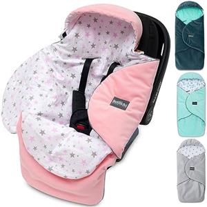 Bellochi Growing in style Bellochi Coperta Ovetto Neonato - Sacco Neonato Invernale e Estivo - Universale per Ovetto Passeggino Buggy o Seggiolino Auto per Maxi-Cosi Römer o Cybex - Star Way