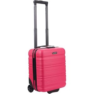 R.Leone Valigia Trolley Bagaglio a Mano 40x30x20cm Wizzair Vueling 2 Ruota in ABS 915 (915 40X30X20cm 2Ruota, Rosso anguria)