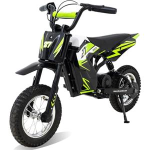 RCB R9X Motocicletta elettrica per bambini, Pneumatici da 12 pollici, Motore potente, 3 modalità 8/12/25KMH, Portata massima 15 km,Moto da cross per bambini dai 3-12 anni