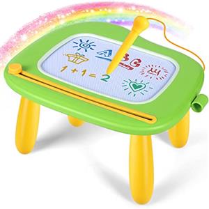 Smasiagon Lavagna Magnetica per Bambino 1 Anno, Grande Magica Cancellabile Scrittura Tablet con Le Gambe, Giocattolo Educativo e Regalo per Bambini 1 2 3 Anni (Verde)