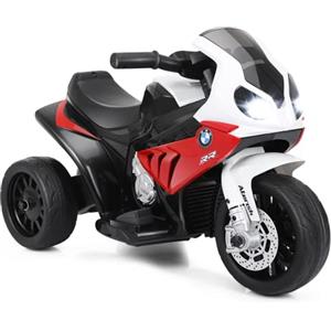 RELAX4LIFE BMW-S 1000 RR 6V Moto Elettrica per Bambini con 3 Ruote, Musica, Luci e Clacson, 3 km/h, Triciclo Elettrico per Bambini da 18-36 Mesi, Portata di 20 kg (ROSSA)