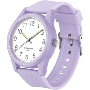 TENOCK Orologi Per Bambini Per Ragazzi Ragazze l'apprendimento Del Tempo 50M Impermeabile Orologio Per Bambini Facile Da Leggere Per Età 4-12 Bambini Grandi Regali Di Compleanno (Viola)