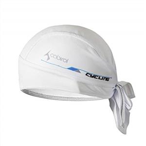 Cabirol Cappello Bandana da Ciclismo Sportivo Traspirante Unisex per Ciclismo Corsa Bicicletta Sotto Casco Classic, bianco, Taglia unica
